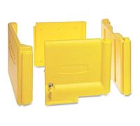 Rubbermaid Commercial Products FG618100YEL Puertas con Cierre para Carro de Limpieza