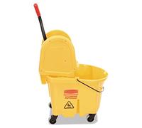 Rubbermaid Commercial Products FG757788YEL, 35qt WaveBrake Down Press Combo Sistema de fregado de Alto Rendimiento - Amarillo