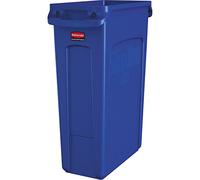Rubbermaid Commercial Products Slim Jim Trash Can Waste Receptacle with Venting Channels