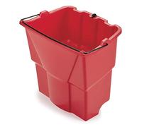 Rubbermaid Commercial Products WaveBrake - Cubo para Agua Sucia, Capacidad de 17 l, Rojo