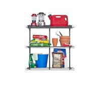 Rubbermaid Fasttrack Rail Storage - Kit de 3 estantes de 36 x 12 Pulgadas, 350 Libras por Estante, para el hogar/Garaje/cobertizo/organización de Taller