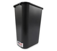 Rubbermaid fg295700bla papelera Rectangular, 39 L, Negro (Pack de 12)