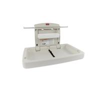 Rubbermaid FG781888LPLAT Cambia Pañales de Pared Horizontal, Plástico, Gris, 54.61 cm x 84.45 cm x 10.16 cm