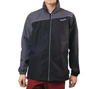 Rubberneck NXSVN Chaqueta impermeable para muyer y hombre con reflectores 3M, Transpirable, Unisex, Negro, XL