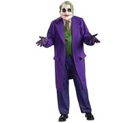 Rubbies-Disfraz de Joker Dark Knight Deluxe para hombre Talla XL Batman Gorros, máscaras y accesorios para fiesta, multicolor, RUBIES 888632