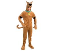 Scooby- DOO 16352 Rubie's-official disfraz - Disfraz de traje de lujo - Talla de adulto M, MARRON