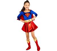 Rubie's Lujo Niños Supergirl Disfraz Superhéroe Dc Comics Capa Halloween 882314