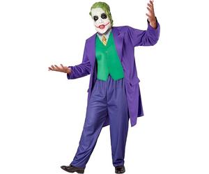 Rubbies Rubies Disfraz de Joker Dark Knight Deluxe para Hombre Talla L Batman Gorros, máscaras y accesorios para fiesta, Multicolor, única I-888632STD