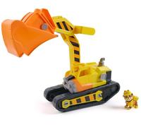 Rubble & Crew, Bulldozer de Rubble, con Herramientas Desmontables, Vehículo de Juguete con Personaje, Juguetes de La Patrulla Canina para Niños y Niñas, 3+ Años
