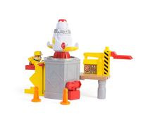 Rubble & Crew, Launch & Spin Spaceship, Escenario con Figura de Juguete de Rubble con Uniforme de construcción, Juguetes para niños y niñas a Partir de 3 años