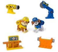 Rubble & Crew - Pack Figuras Rubble Y Wheeler, 2 Herramientas Y 2 Accesorios CONSTRUCCIÓN - Patrulla Canina Juguetes - Juegos Infantiles - Regalo Niño 3 años - 6071661 - Juguetes Niños 3 años +