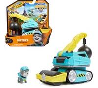 Rubble & Crew - Pack Tractor Demolición y Figura Motor - Patrulla Canina Juguetes - Juguetes Niños 3 años + - Regalo Niño 3 años +