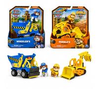 Rubble & Crew - Pack Tractor Excavadora y Camión + Figura Rubble y Wheeler
