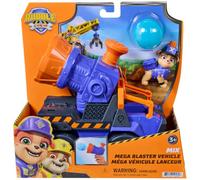 Rubble & Crew Toy Vehicle Mixs Mega Blaster Vehicle | Longitud 19 cm, lanzamisiles extraíble, dos modos de juego, motricidad fina, ruedas funcionales, juego creativo