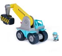 Rubble & Crew, vehículo de demolición de Motor, camión de construcción de 25,4 cm con Figura de acción de Motor, Juguetes de Paw Patrol para niños y niñas a Partir de 3 años