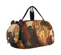 Rubens Painting Diana Hunt - Bolsa de viaje para niños, para llevar durante la noche, para niñas pequeñas, para viajes, niños, baile, Rembrandt Stoning of Saint Stephen, Classic
