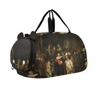 Rubens Painting Diana Hunt - Bolsa de viaje para niños, para llevar durante la noche, para niñas pequeñas, para viajes, niños, baile, Rembrandt Print The Night Watch, Classic