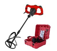 RUBI 24998 | Mezclador Motor Eléctrico 1600 W con Mango Regulable Altura | Mezclado Homogéneo de Materiales Evitando Creación de Burbujas y/o Grumos | RUBIMIX-16 ERGOMAX + MALETA | 230V 50/60Hz