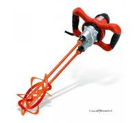 RUBI 25943 Mezclador Rubimix-9 N DUPLEX Especialmente indicado Para adhesivos cementosos y otros materiales. Potencia: 1350 W. Doble aislamiento, 240 V, Rojo