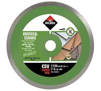 RUBI 30883 Disco Diamante general cerámica contínuo (CSV) 125mm SUPERPRO, Gris, 125 mm