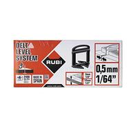 RUBI 3932 | Bridas de Nivelación para Cerámica | Brida de 0.5 mm para Baldosas Cerámicas de entre 3 y 12 mm | Para Formatos de 30x30 cm y Superiores | 2400 unidades | BRIDA DELTA LEVEL SYSTEM