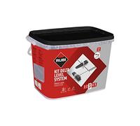 RUBI 3956 | Kit Delta Level System 1mm (3-12mm) | El Set Incluye: 1 Tenaza, 100 Bridas y 100 Cuñas Reutilizables | Sistema para Facilitar Colocación Cerámicas de Gran Formato