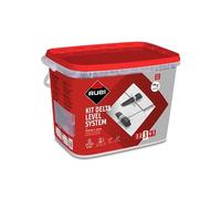 RUBI 3957 | Kit Delta Level System 1,5 mm (3-12mm) | El Set Incluye: 1 Tenaza, 100 Bridas y 100 Cuñas de Nivelación Reutilizables | Sistema para Facilitar Colocación Cerámicas de Gran Formato