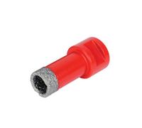 RUBI 4910 | Brocas de Diamante DRYGRES | Perforación de Baldosa Cerámica, Gres Porcelánico, Mármol y Granito | Broca Porcelánico para Taladro en Seco | Taladro Ø 20 mm