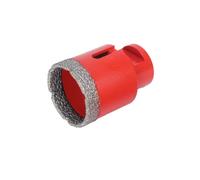 RUBI 4913 | Brocas de Diamante DRYGRES | Perforación de Baldosa Cerámica, Gres Porcelánico, Mármol y Granito | Broca Porcelánico para Taladro en Seco | Taladro Ø 43 mm