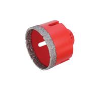 RUBI 4917 | Brocas de Diamante DRYGRES | Perforación de Baldosa Cerámica, Gres Porcelánico, Mármol y Granito | Broca Porcelánico para Taladro en Seco | Taladro Ø 68 mm