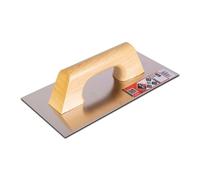 Rubi 65960 Llana Inox Mango Madera Cerrado 30cm Albañilería Solar Alicatar Cemento Alta Calidad Resistencia Desgaste 30x15cm