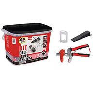 Rubi Kit bridas de nivelación Delta Level System 1,5 mm, para cerámica de 3 a 12 mm, multicolor