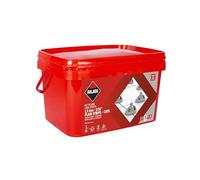 RUBI | KIT Cyclone Level System con Bridas Planas 1,5 mm | Incluye: 300 Bridas y 100 Campanas Reutilizables | Sistema para Facilitar Colocación Cerámicas de Gran Formato | Niveladores Azulejos