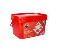 RUBI | KIT Cyclone Level System con Bridas Planas 5 mm | Incluye: 300 Bridas y 100 Campanas Reutilizables | Sistema para Facilitar Colocación Cerámicas de Gran Formato | Niveladores Azulejos
