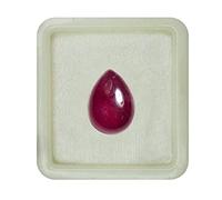 Rubí natural calibrado de 55 carat, piedra preciosa suelta, forma de pera, curación de chakras, cabujón, piedra de nacimiento, fabricación de joyas, piedra preciosa de 2 carat