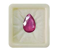Rubí natural calibrado de 55 carat, piedra preciosa suelta, forma de pera, curación de chakras, piedra de nacimiento facetada,fabricación de joyas, piedra preciosa de 9 carat