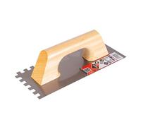 Rubi R65985 Peine Acero 28cm Mango Madera Cerrado Dentado 10x10mm