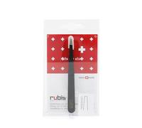 Rubí Revestimiento epoxi universal negro de acero inoxidable Pinzas de punta recta