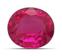 Rubí sin tratar sin calentar de 4.01 quilates, piedra preciosa de rubí rojo sangre de paloma de Mozambique, piedra preciosa suelta de rubí certificada por laboratorio