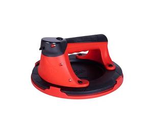 RUBI Ventosa Eléctrica a Batería de 220mm para Cerámica y Superficies Texturizadas, Carga Máxima 150kg, Pantalla LED y Estuche