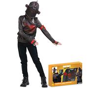 Rubie´s Caballero Panoplie Black Knight Top + Pasamontañas + Botella Brave-XXL (11-12 años), color negro y rojo, 11 à 12 ans (141 à 152 cm) (Rubie's 155119XXL)