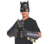 Rubie´s oficial Batman Guanteletes guantes accesorios Dawn de justicia, Los niños disfraz