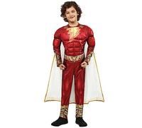 Rubies 1000318M SHAZAM - Disfraz infantil para niños, multicolor, 7-8 años, Halloween