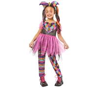 Rubie's Disfraz de arlequín 1001712XS000 para niños multicolor