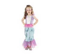 Rubies - Disfraz de entrada de gama sirena, 7-8 años (122-128 cm), color azul y morado