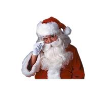 Rubies 2303 - Papá Noel barba y peluca Set