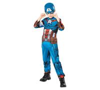 Rubie's 3013257-8 Captain America Green Collection Child Costume Kids Fancy Dres