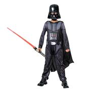 Rubies 3014789-10000 Darth Vader - Disfraz infantil con sable de luz que no se ilumina, multicolor, 9-10 años de Halloween