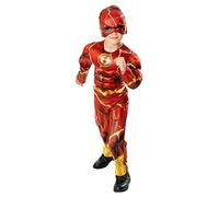 Rubies 3016273-4 - Disfraz infantil de The Flash, disfraz infantil para Halloween, color rojo