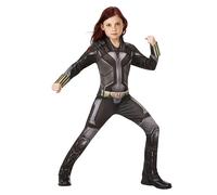 Disfraz de superhéroe oficial de Marvel de la Viuda Negra de Rubies para niños S
